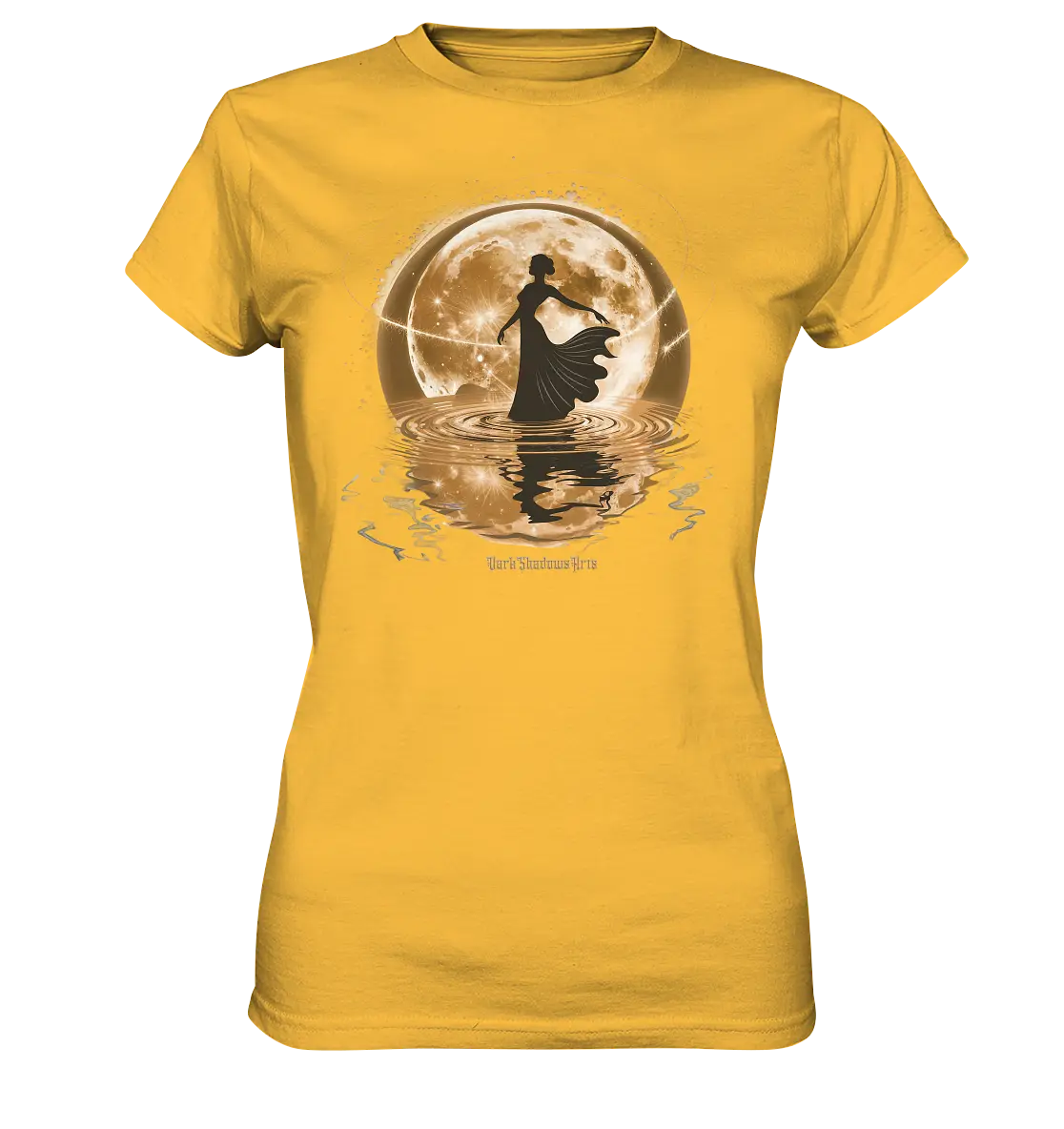 Lunar Elegance The Dancer's Glow Kopie - Ladies Premium Shirt Bright Lights Arts