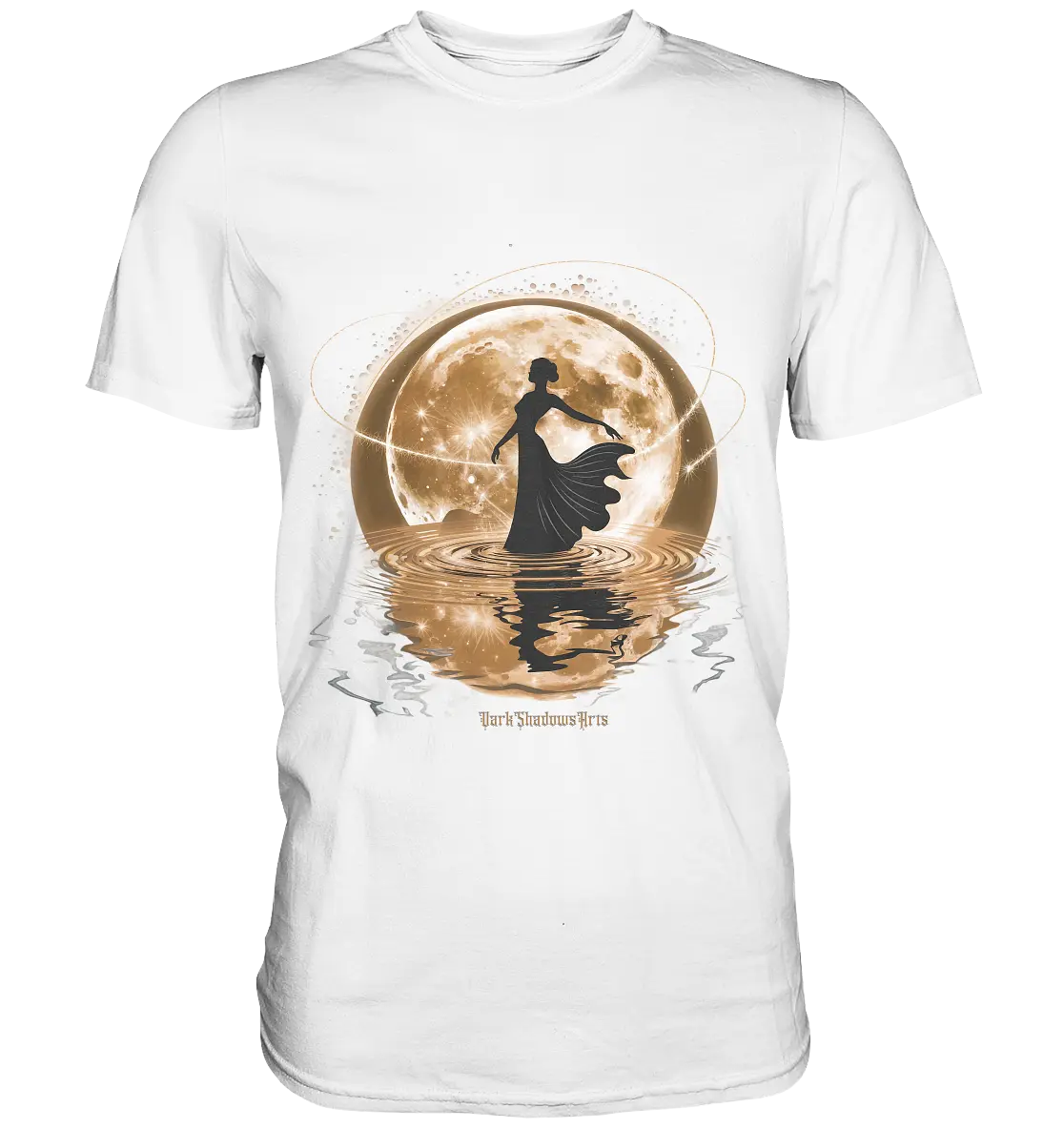 Lunar Elegance The Dancer's Glow Kopie - Premium Shirt Bright Lights Arts