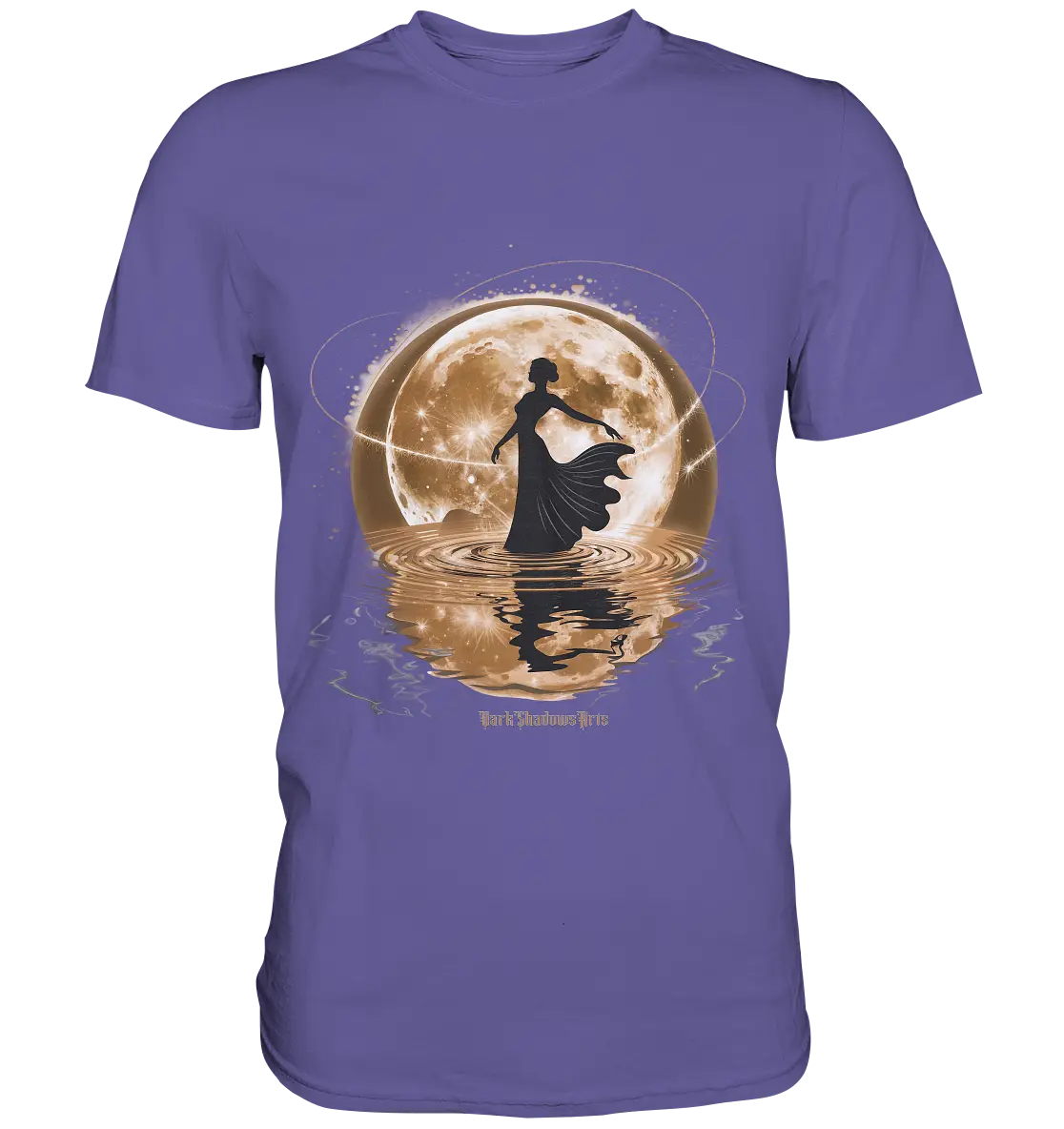 Lunar Elegance The Dancer's Glow Kopie - Premium Shirt Bright Lights Arts