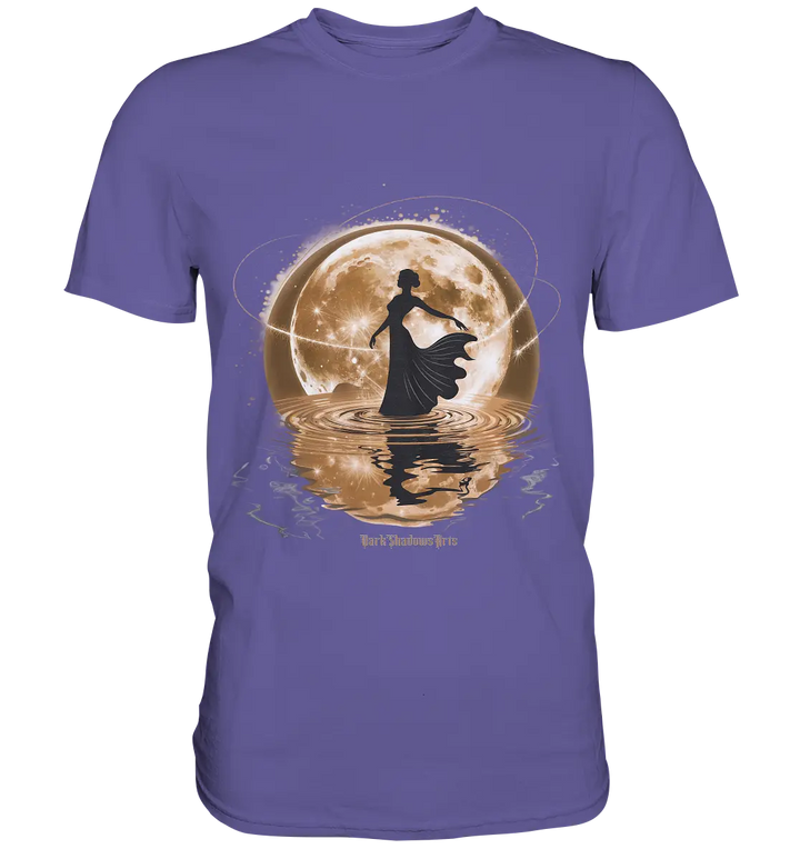 Lunar Elegance The Dancer's Glow Kopie - Premium Shirt Bright Lights Arts