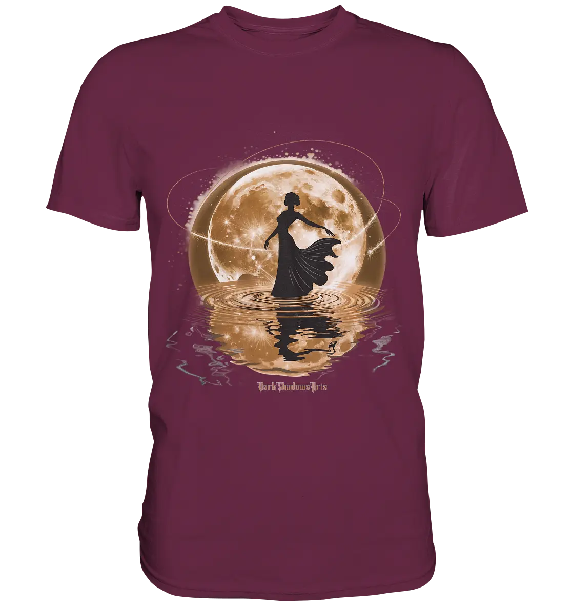 Lunar Elegance The Dancer's Glow Kopie - Premium Shirt Bright Lights Arts