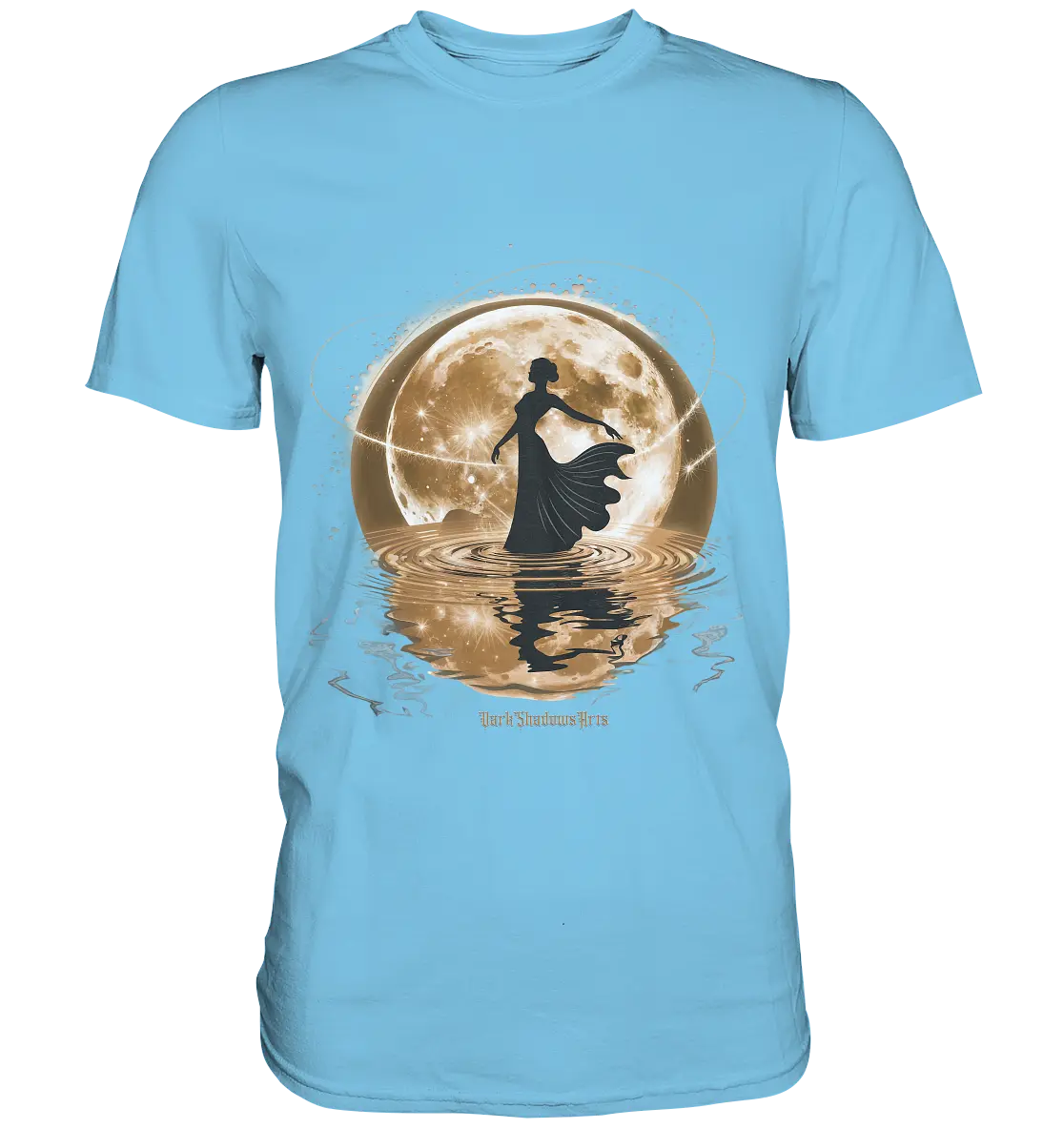 Lunar Elegance The Dancer's Glow Kopie - Premium Shirt Bright Lights Arts