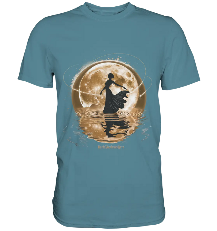 Lunar Elegance The Dancer's Glow Kopie - Premium Shirt Bright Lights Arts