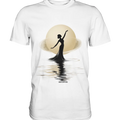 Lunar Elegance The Dancer's Glow - Premium Shirt Bright Lights Arts