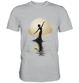 Lunar Elegance The Dancer's Glow - Premium Shirt Bright Lights Arts