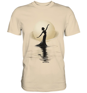 Lunar Elegance The Dancer's Glow - Premium Shirt Bright Lights Arts