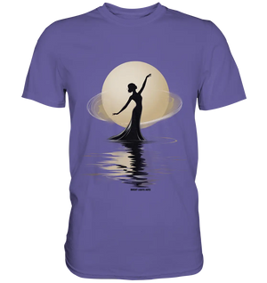 Lunar Elegance The Dancer's Glow - Premium Shirt Bright Lights Arts