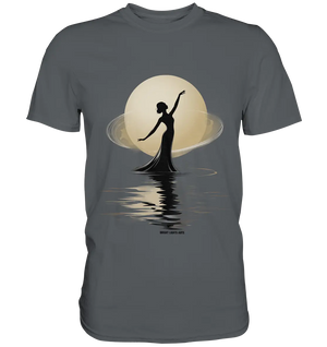 Lunar Elegance The Dancer's Glow - Premium Shirt Bright Lights Arts