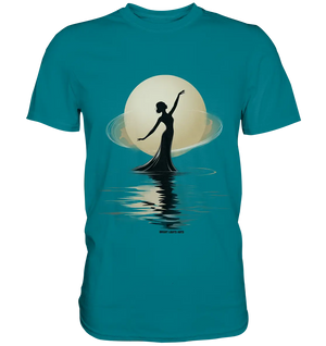 Lunar Elegance The Dancer's Glow - Premium Shirt Bright Lights Arts