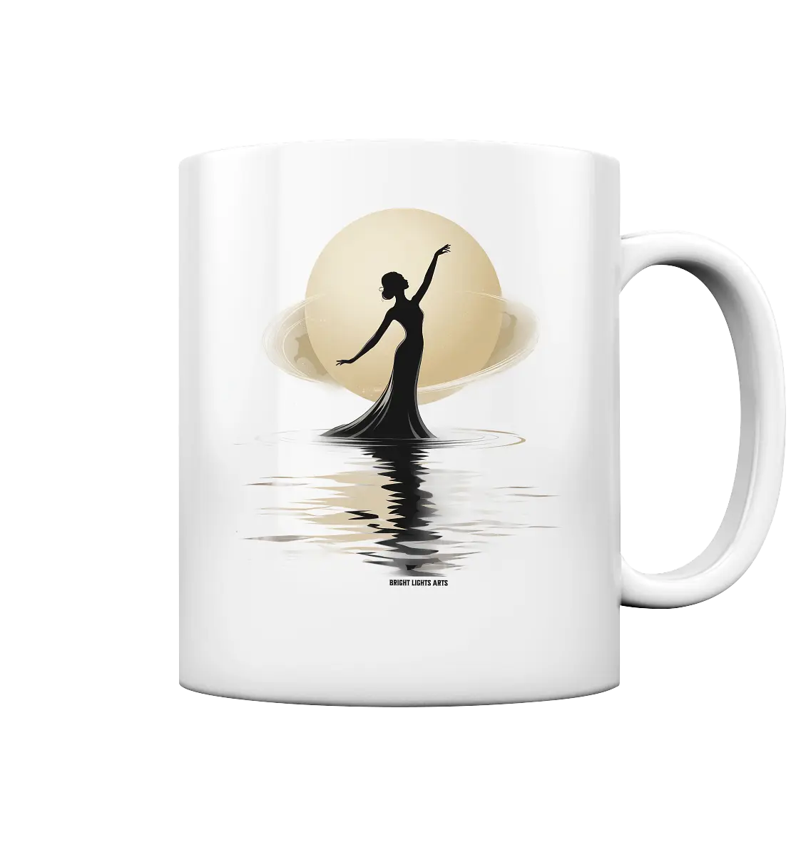 Lunar Elegance The Dancer's Glow - Tasse glossy Bright Lights Arts