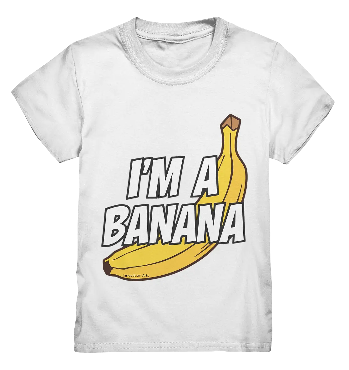 Lustige Banane mit Schriftzug "I´m a banana" - Kids Premium Shirt Bright Lights Arts