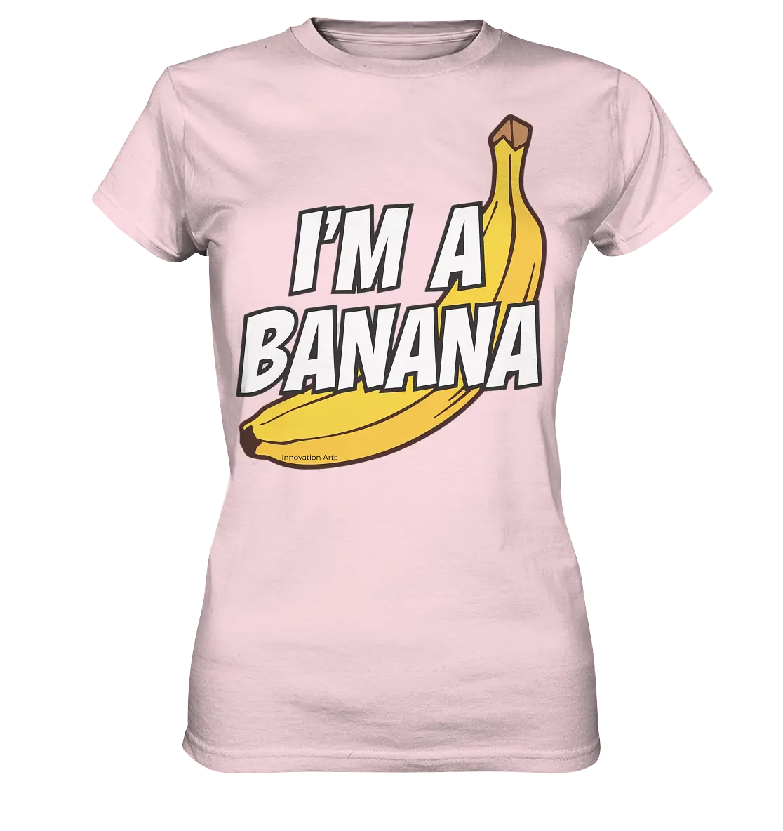 Lustige Banane mit Schriftzug "I´m a banana" - Ladies Premium Shirt Bright Lights Arts