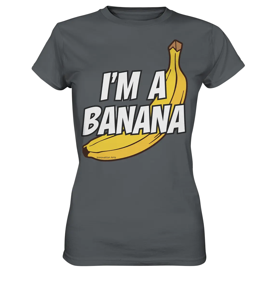 Lustige Banane mit Schriftzug "I´m a banana" - Ladies Premium Shirt Bright Lights Arts