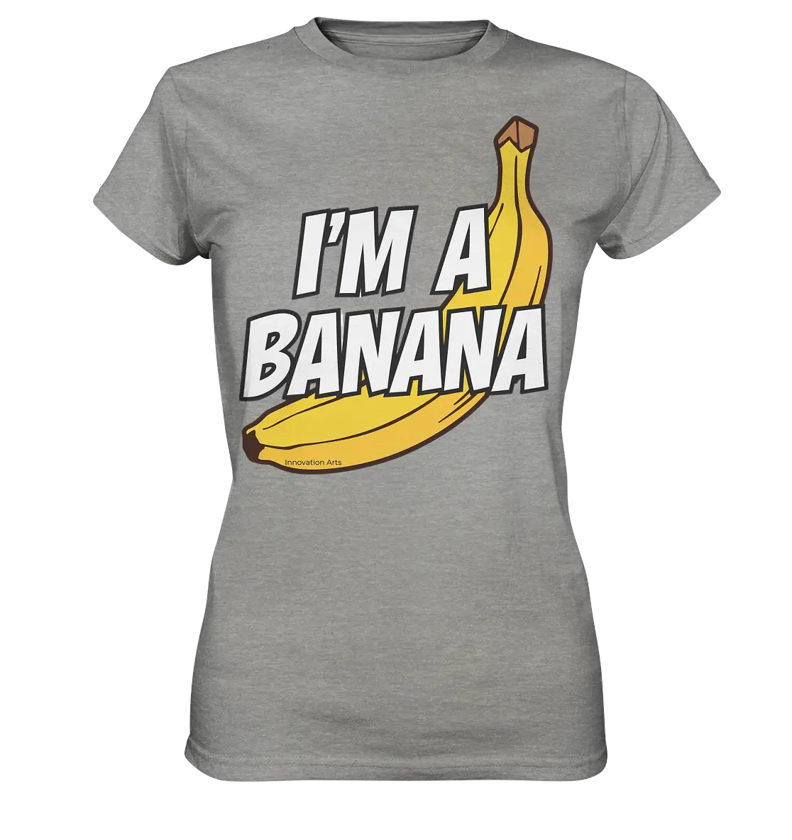 Lustige Banane mit Schriftzug "I´m a banana" - Ladies Premium Shirt Bright Lights Arts