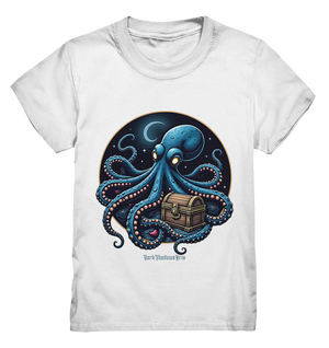 Majestätischer Tintenfisch – Hüter der Schatzkiste - Kids Premium Shirt Bright Lights Arts