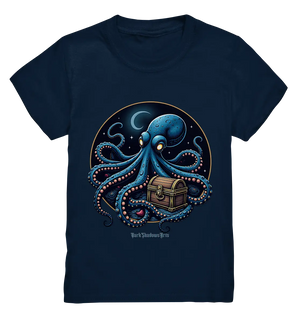 Majestätischer Tintenfisch – Hüter der Schatzkiste - Kids Premium Shirt Bright Lights Arts