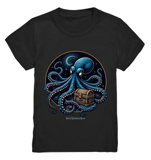 Majestätischer Tintenfisch – Hüter der Schatzkiste - Kids Premium Shirt Bright Lights Arts