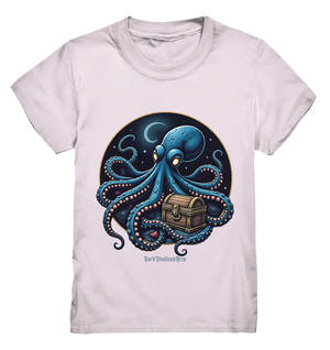 Majestätischer Tintenfisch – Hüter der Schatzkiste - Kids Premium Shirt Bright Lights Arts