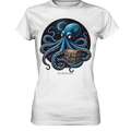 Majestätischer Tintenfisch – Hüter der Schatzkiste - Ladies Premium Shirt Bright Lights Arts