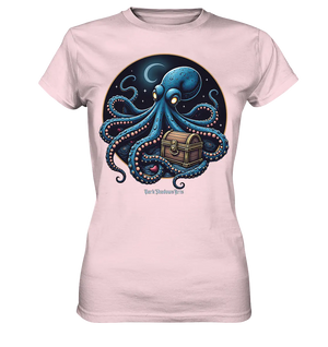 Majestätischer Tintenfisch – Hüter der Schatzkiste - Ladies Premium Shirt Bright Lights Arts