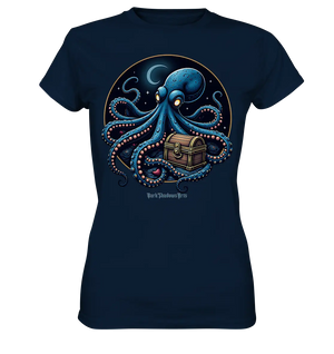 Majestätischer Tintenfisch – Hüter der Schatzkiste - Ladies Premium Shirt Bright Lights Arts