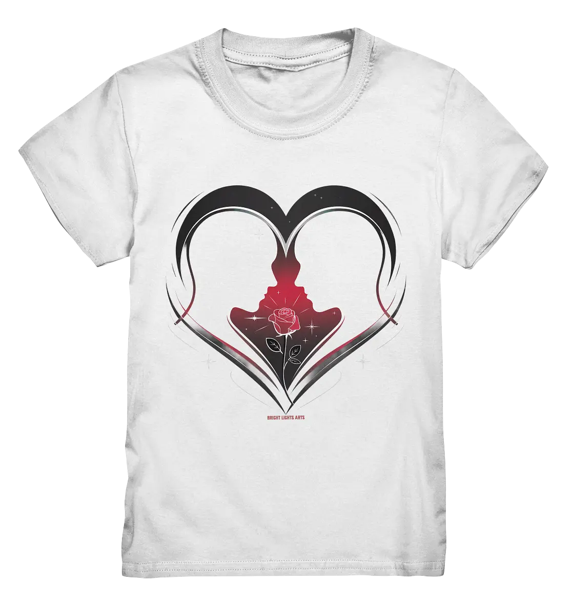 Männerliebe: Zarte Verbundenheit in Schwarz - Kids Premium Shirt Bright Lights Arts