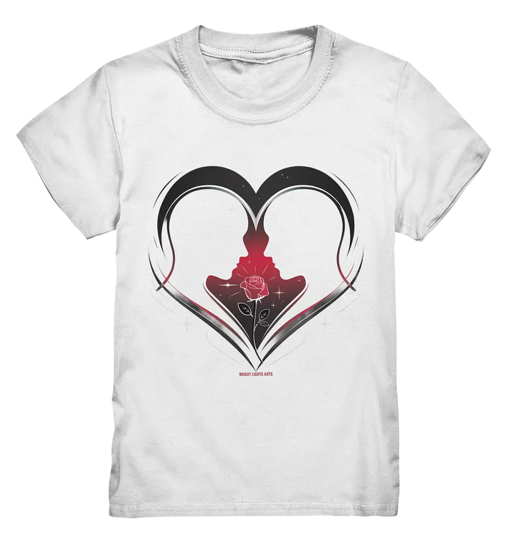 Männerliebe: Zarte Verbundenheit in Schwarz - Kids Premium Shirt Bright Lights Arts