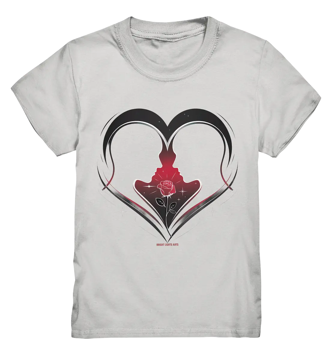 Männerliebe: Zarte Verbundenheit in Schwarz - Kids Premium Shirt Bright Lights Arts