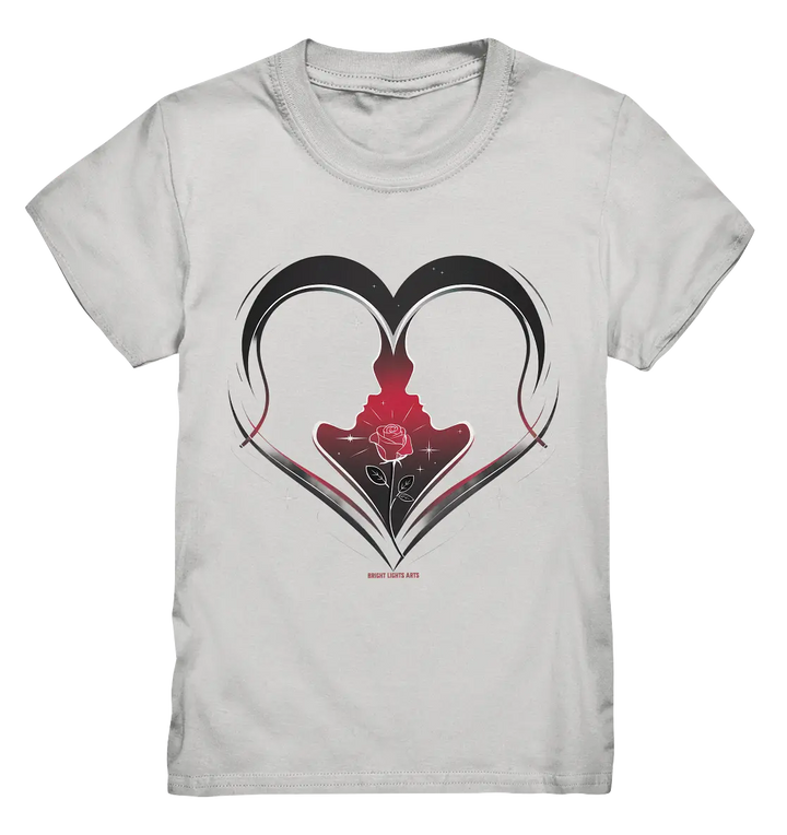 Männerliebe: Zarte Verbundenheit in Schwarz - Kids Premium Shirt Bright Lights Arts