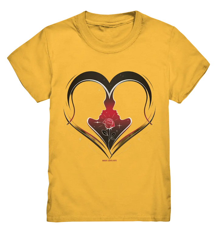 Männerliebe: Zarte Verbundenheit in Schwarz - Kids Premium Shirt Bright Lights Arts