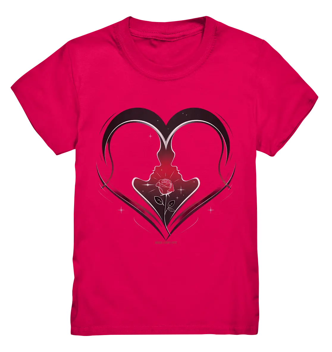 Männerliebe: Zarte Verbundenheit in Schwarz - Kids Premium Shirt Bright Lights Arts