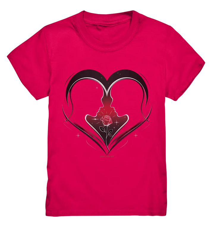 Männerliebe: Zarte Verbundenheit in Schwarz - Kids Premium Shirt Bright Lights Arts