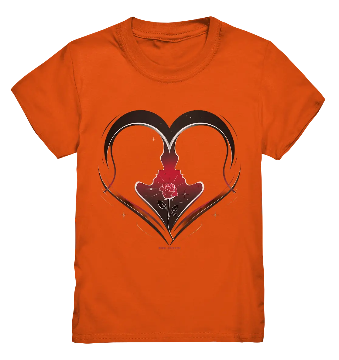 Männerliebe: Zarte Verbundenheit in Schwarz - Kids Premium Shirt Bright Lights Arts