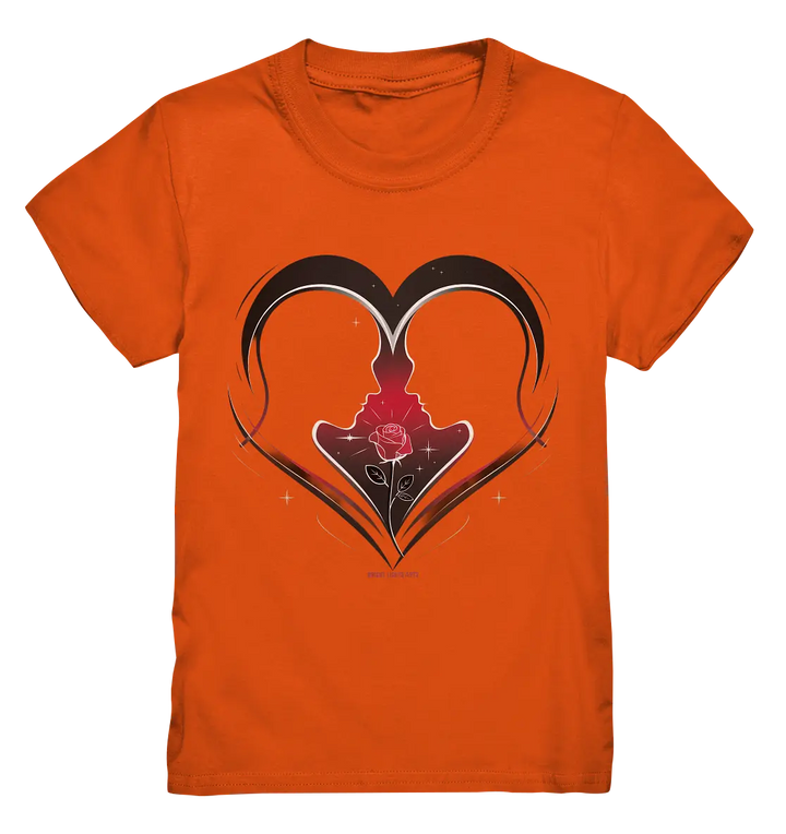 Männerliebe: Zarte Verbundenheit in Schwarz - Kids Premium Shirt Bright Lights Arts