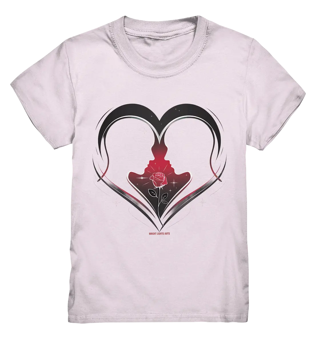 Männerliebe: Zarte Verbundenheit in Schwarz - Kids Premium Shirt Bright Lights Arts