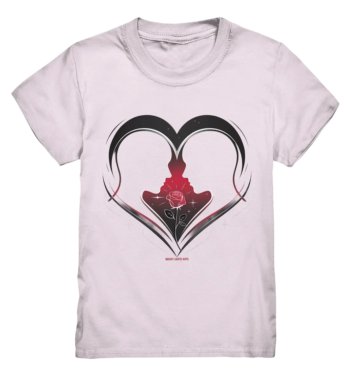 Männerliebe: Zarte Verbundenheit in Schwarz - Kids Premium Shirt Bright Lights Arts