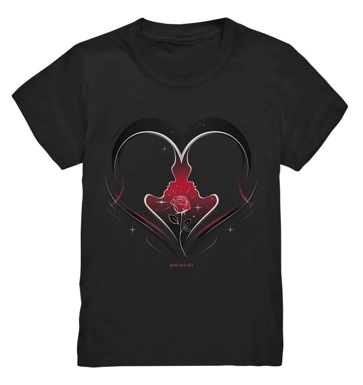Männerliebe: Zarte Verbundenheit in Schwarz - Kids Premium Shirt Bright Lights Arts