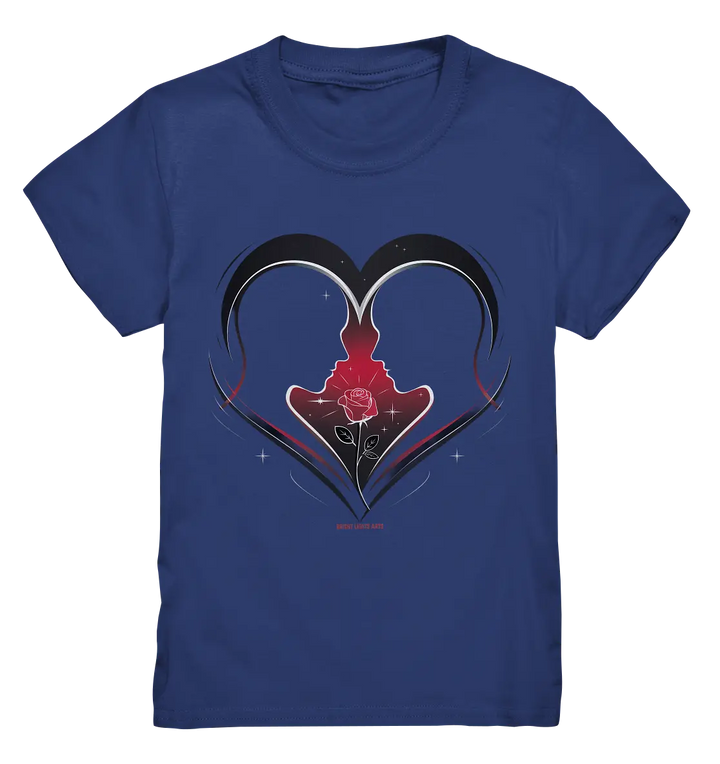 Männerliebe: Zarte Verbundenheit in Schwarz - Kids Premium Shirt Bright Lights Arts