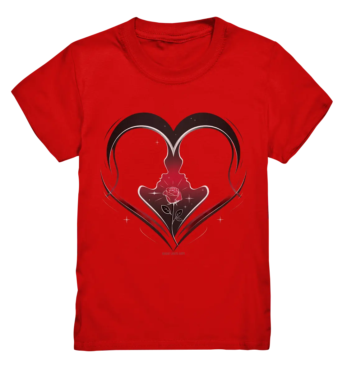 Männerliebe: Zarte Verbundenheit in Schwarz - Kids Premium Shirt Bright Lights Arts