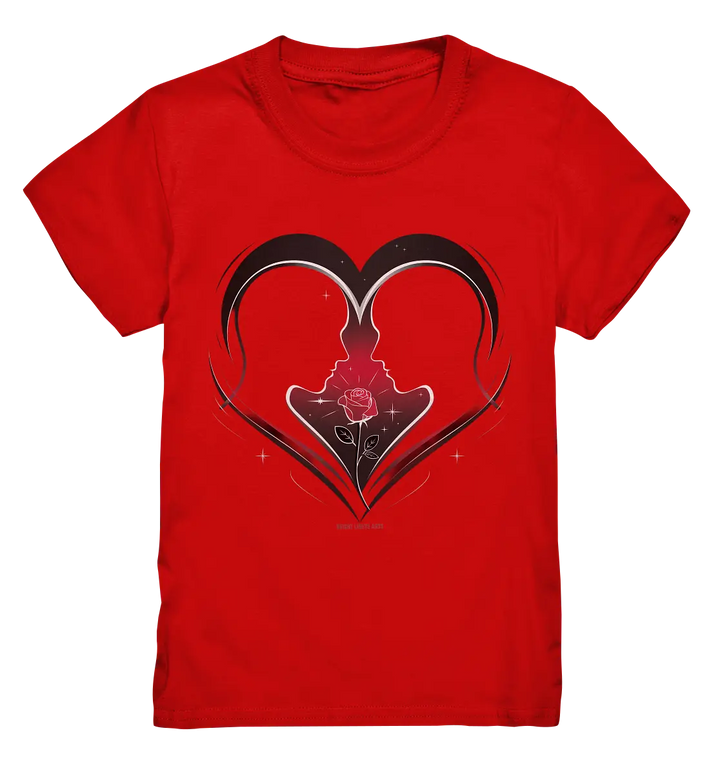 Männerliebe: Zarte Verbundenheit in Schwarz - Kids Premium Shirt Bright Lights Arts