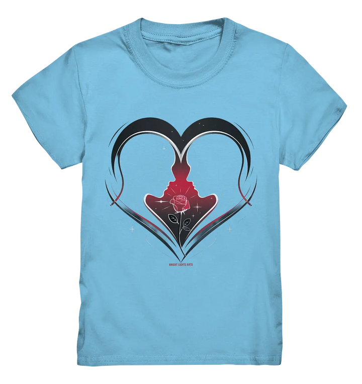 Männerliebe: Zarte Verbundenheit in Schwarz - Kids Premium Shirt Bright Lights Arts