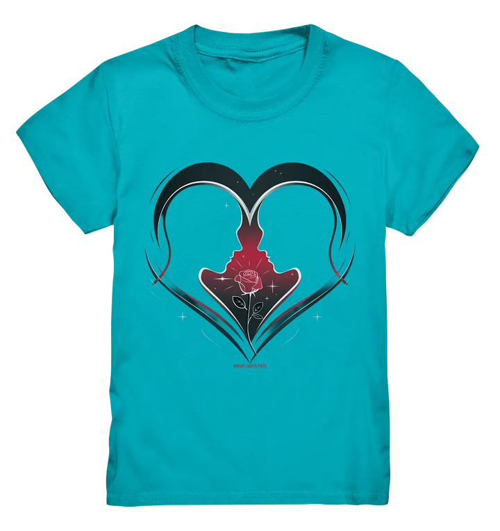Männerliebe: Zarte Verbundenheit in Schwarz - Kids Premium Shirt Bright Lights Arts