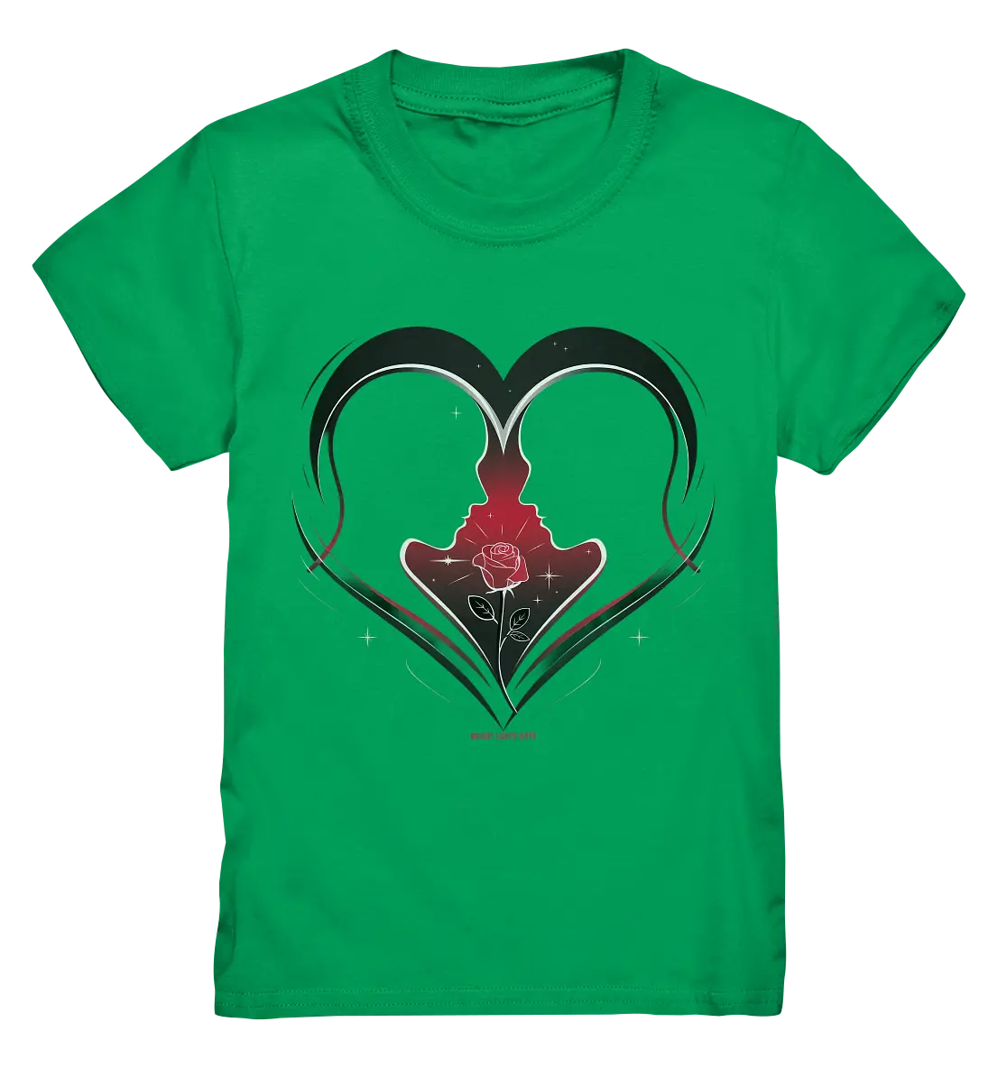 Männerliebe: Zarte Verbundenheit in Schwarz - Kids Premium Shirt Bright Lights Arts