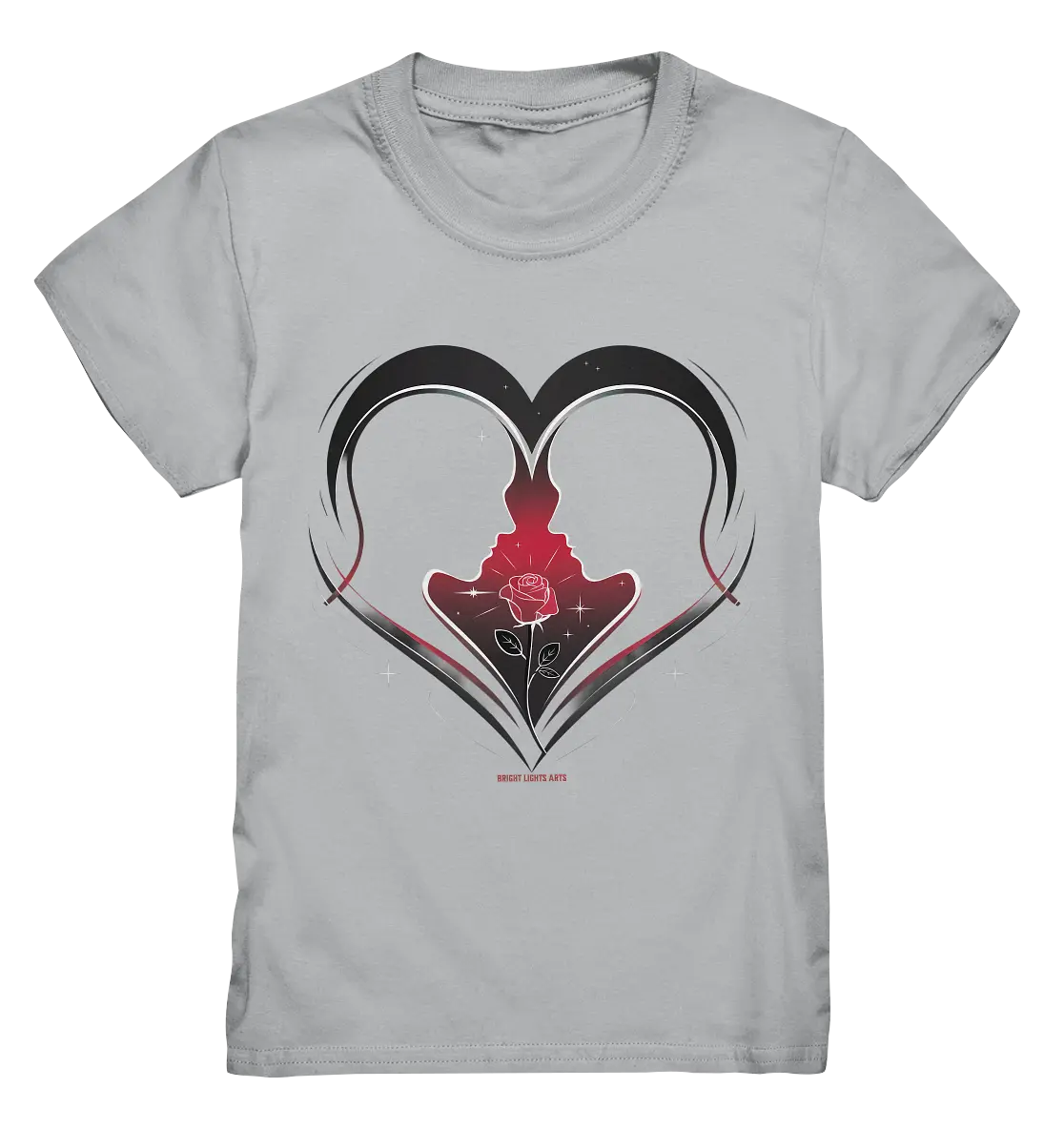 Männerliebe: Zarte Verbundenheit in Schwarz - Kids Premium Shirt Bright Lights Arts