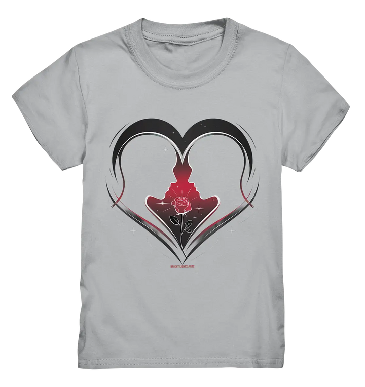 Männerliebe: Zarte Verbundenheit in Schwarz - Kids Premium Shirt Bright Lights Arts