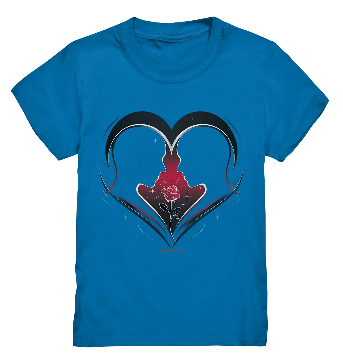 Männerliebe: Zarte Verbundenheit in Schwarz - Kids Premium Shirt Bright Lights Arts