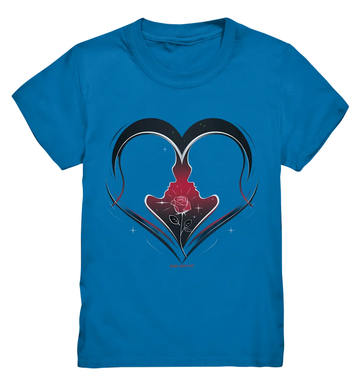 Männerliebe: Zarte Verbundenheit in Schwarz - Kids Premium Shirt Bright Lights Arts