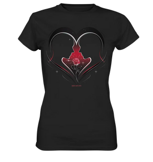 Männerliebe: Zarte Verbundenheit in Schwarz - Ladies Premium Shirt Bright Lights Arts