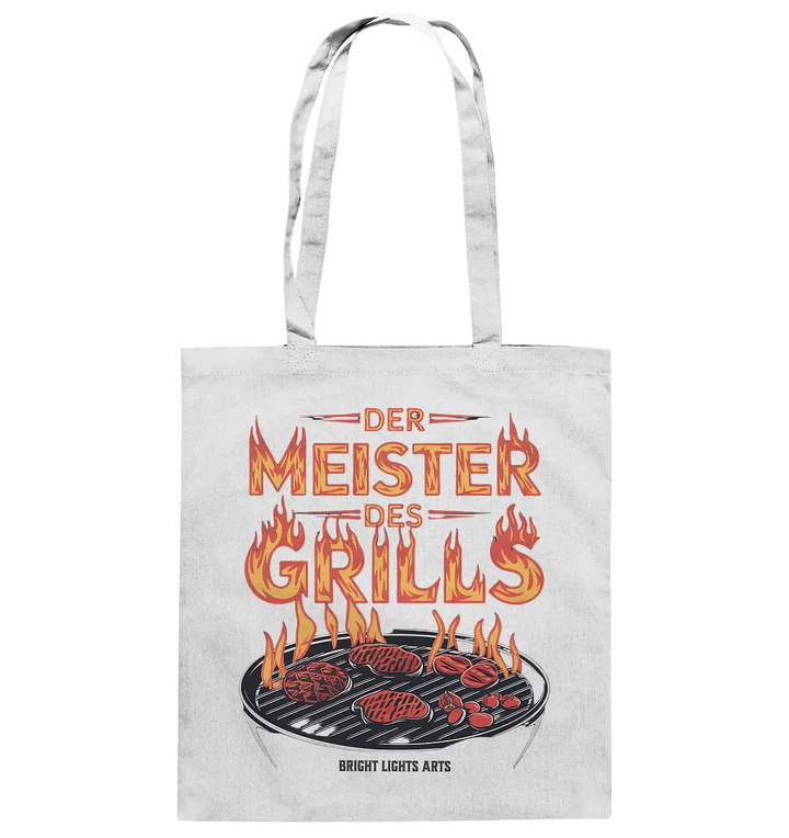 Meister des Grills – Flammendes Grillrost - Baumwolltasche Bright Lights Arts
