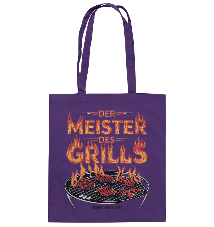 Meister des Grills – Flammendes Grillrost - Baumwolltasche Bright Lights Arts
